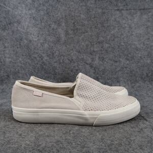 Keds Shoes Womens 7 Sneaker Double Decker Slip On Suede Casual Lifestyle Comfort
